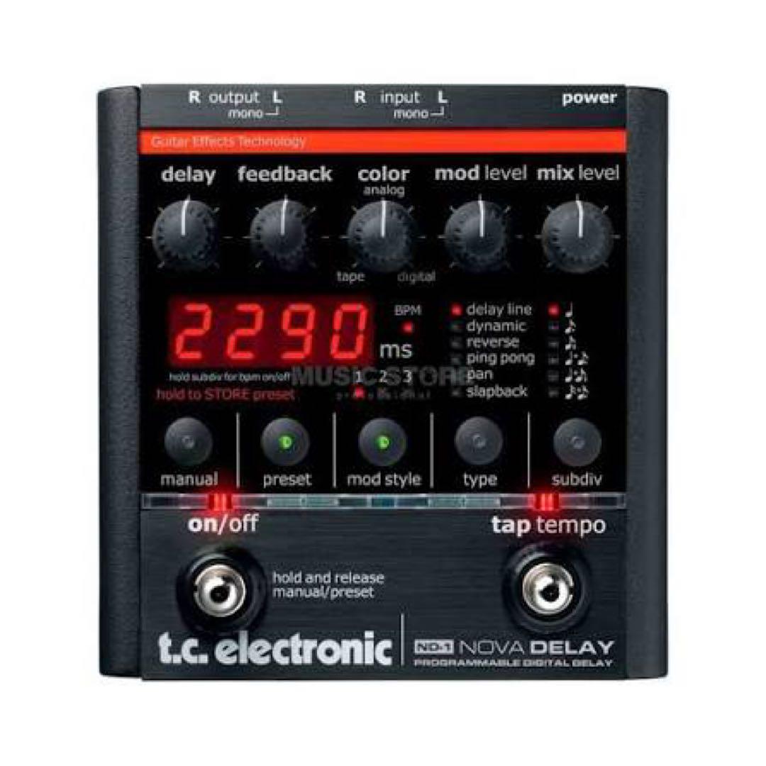 ギター tc electronic ND-1 NOVA DELAY