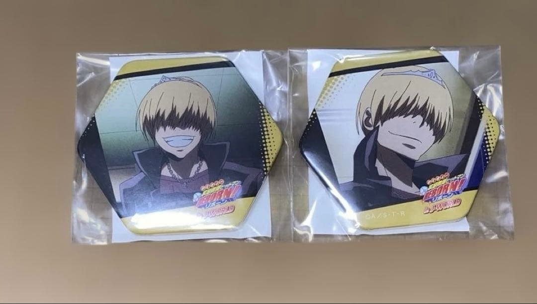 家庭教師ヒットマンREBORN! j-world 缶バッジ　ベルフェゴール　ベル