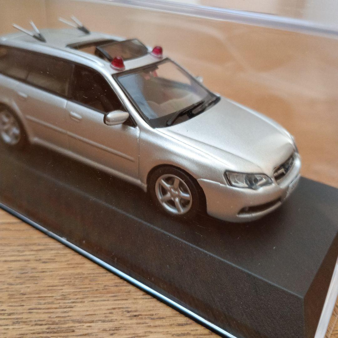 レイズ 1/43 警視庁交通部交通機動隊車両 スバル レガシィワゴン 3.0R