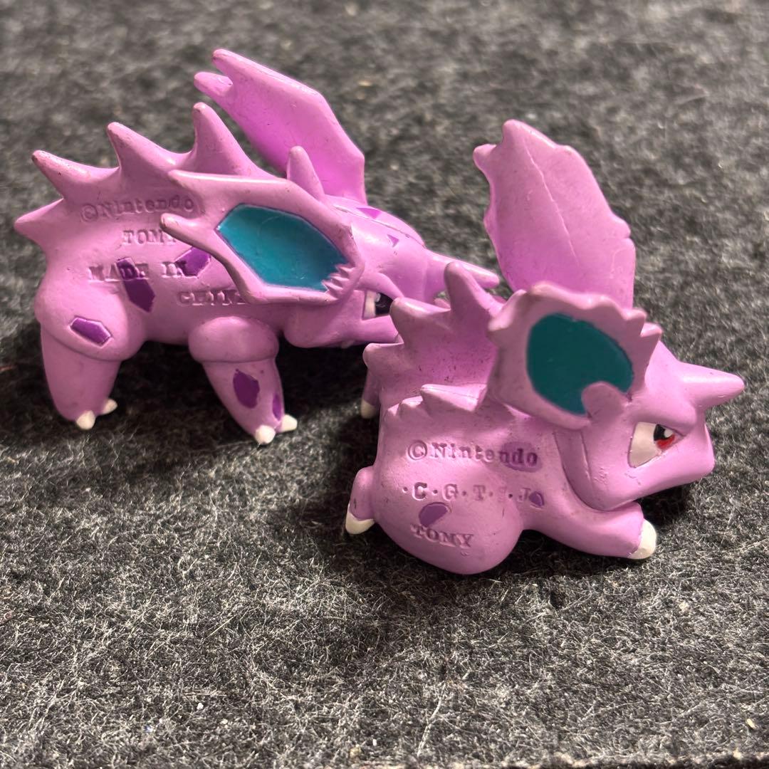 【当時物】初期モンコレ ポケモン ニドラン♂ ニドリーノ セット