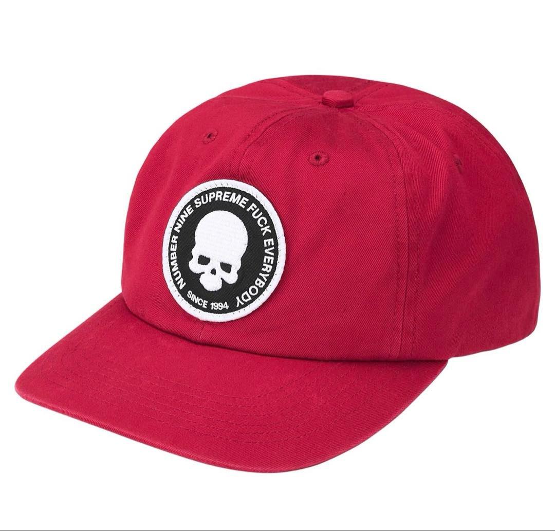 Supreme ナンバーナイン 6-Panel Red タイム期