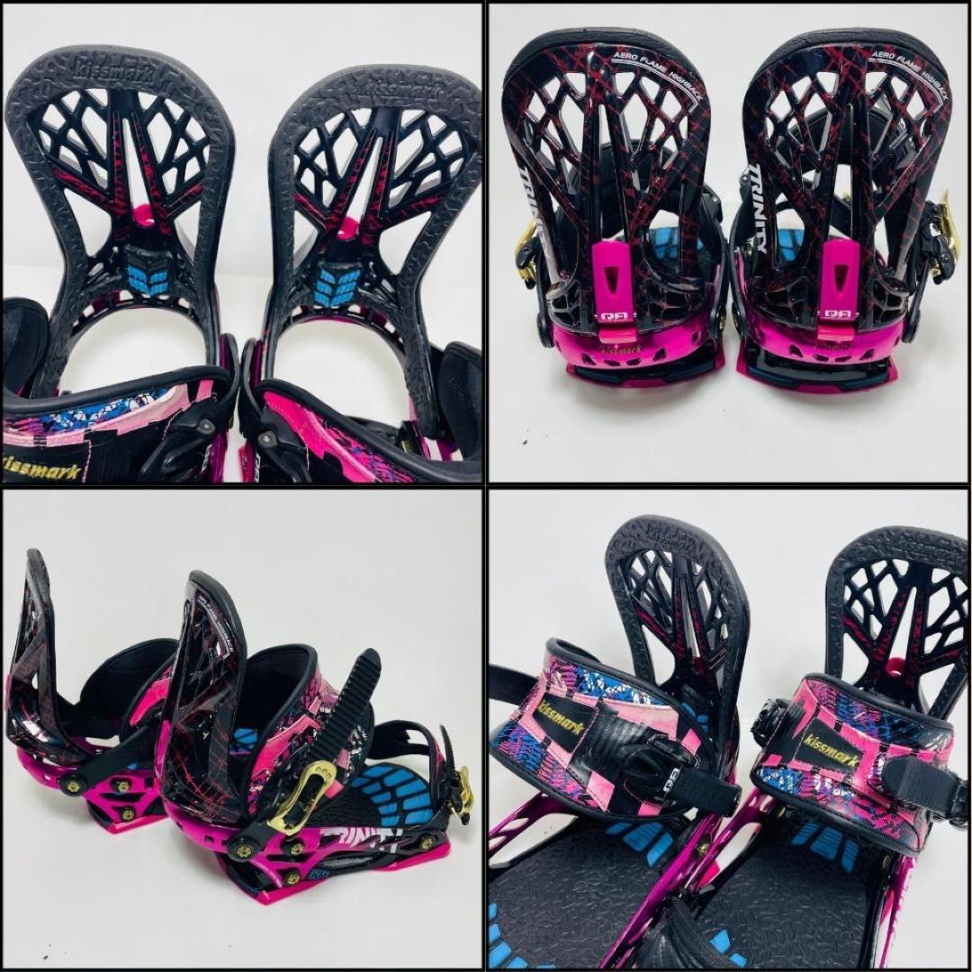 【くー】スノーボードセット「PHANTOM×kissmark」153メンズ