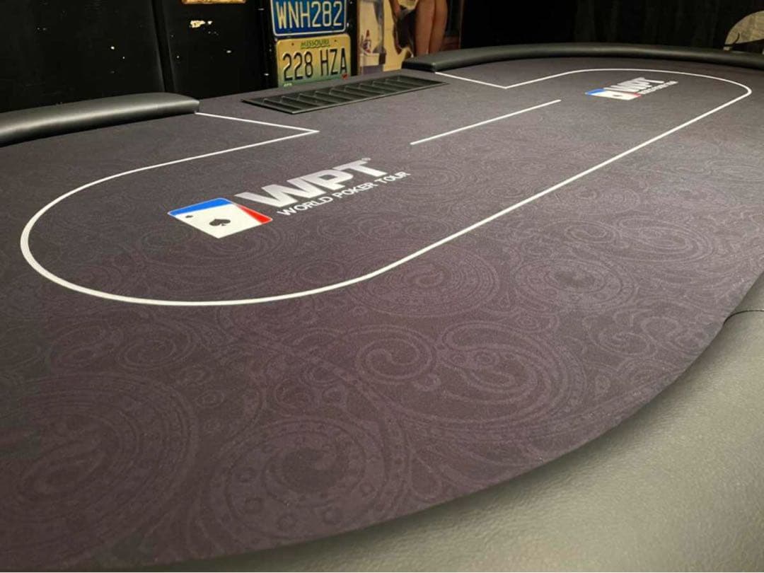 激レアWPT仕様！ポーカーテーブル10人 バカラ ブラックジャック 送料無料！
