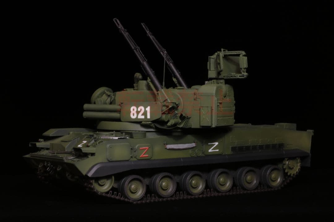 完成品 1/35 ロシア軍 2S6M 自走式対空砲 プラモデル パンダホビー