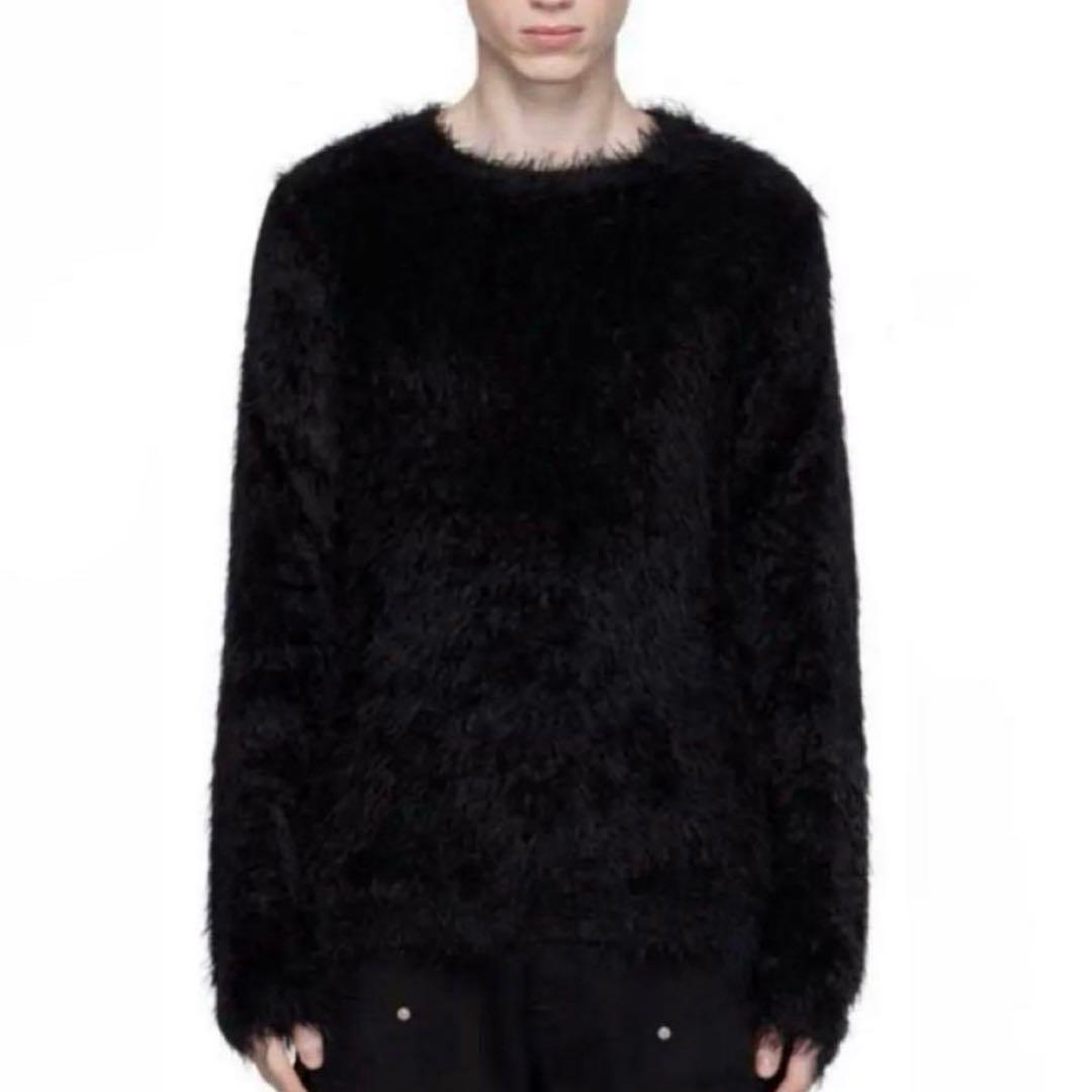 1017 alyx 9sm feather crewneck モヘアニット