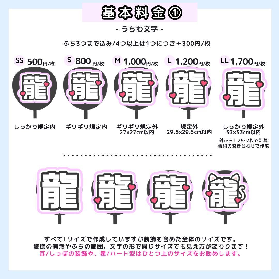 【なし りゅが】みいめろ様 うちわ文字オーダー うちわ屋さん 団扇 文字パネル