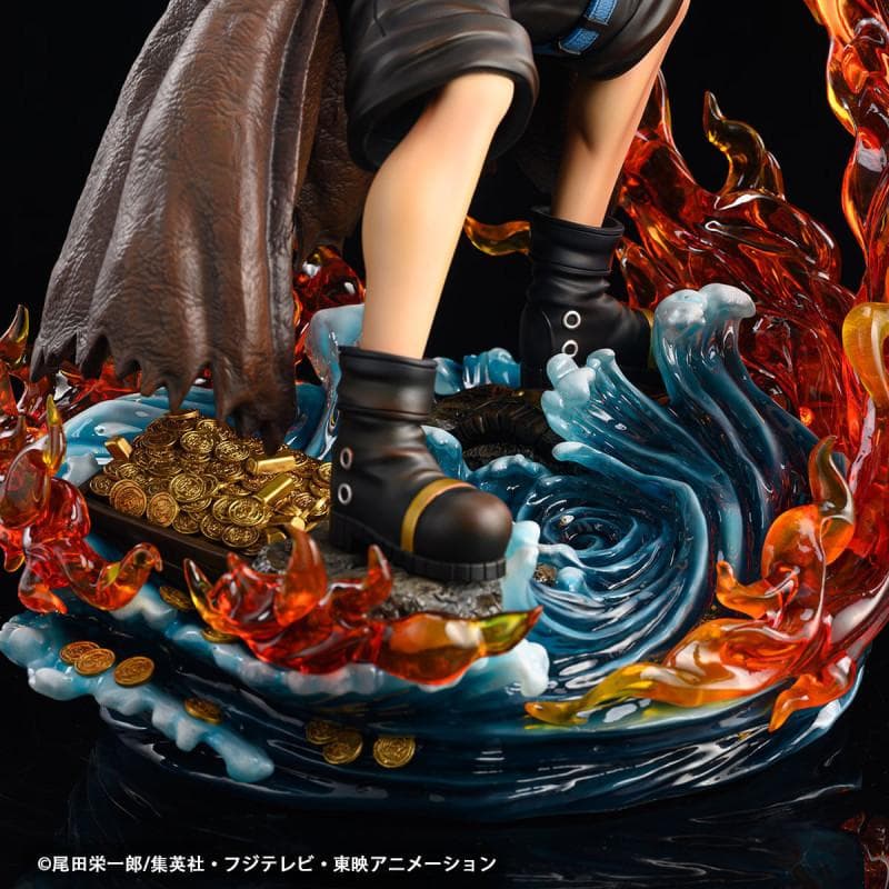 【新品】1/4 フィギュア　ワンピース　ログコレクション　エース