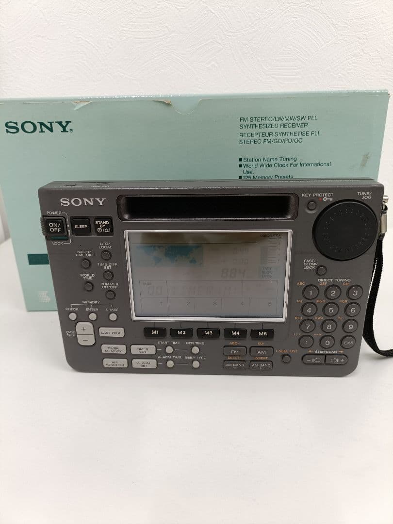 SONY ICF-SW55 高性能ポータブルレシーバー　短波ラジオ　動作確認済み