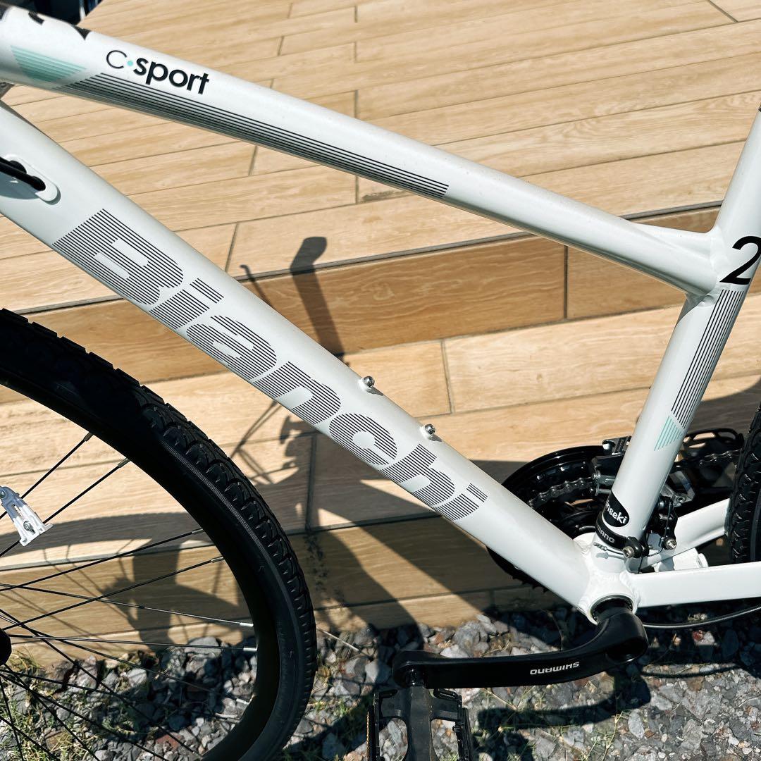 Bianchi C.sport ホワイト クロスバイク　41cm