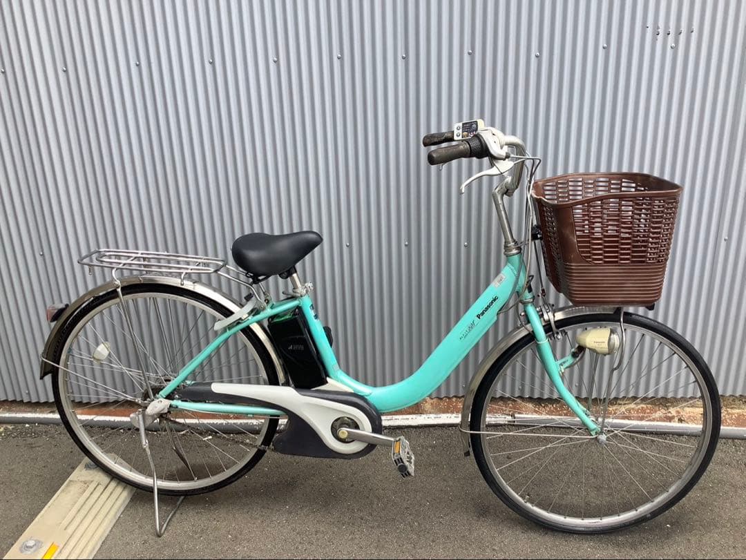 パナソニック新機種電動アシスト自転車vivi alfit26インチブルーアルミ