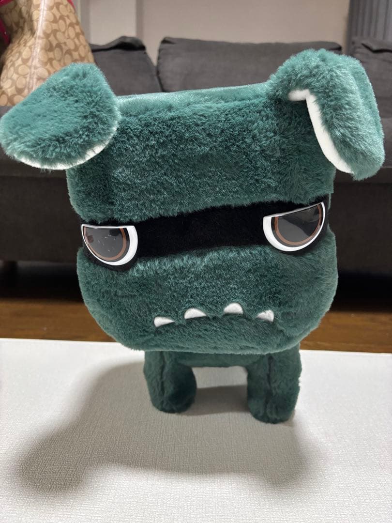 デリ丸　特大ぬいぐるみ　グリーン　箱なし
