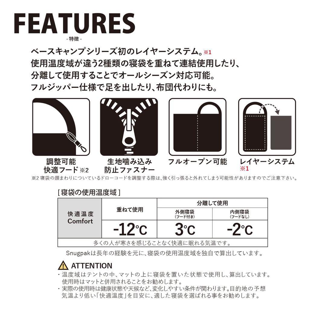 Snugpak スナグパック ベースキャンプ スリープシステム