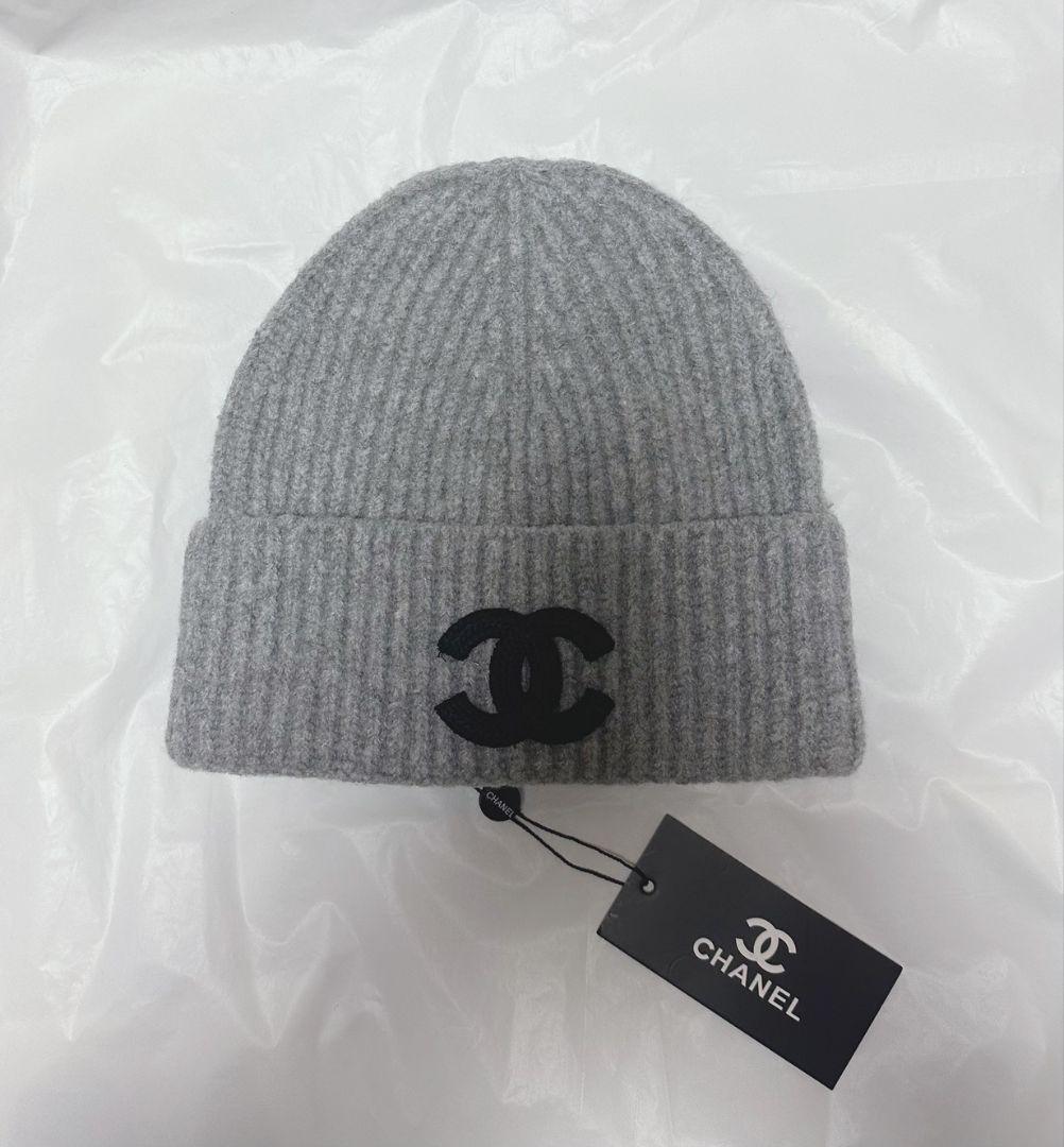 CHANEL グレー ビーニー新品