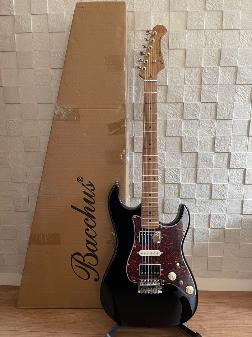 Bacchus GS-4DX RSM/M BLK ステンレスフレット