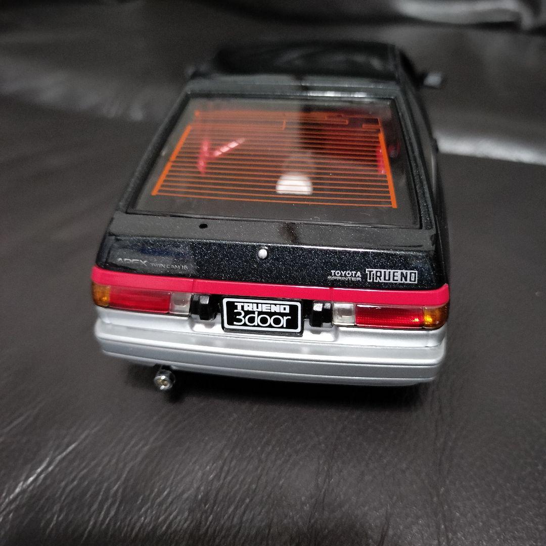 DISM AE86後期型1985年ハチロクautoart風精巧モデル頭文字D