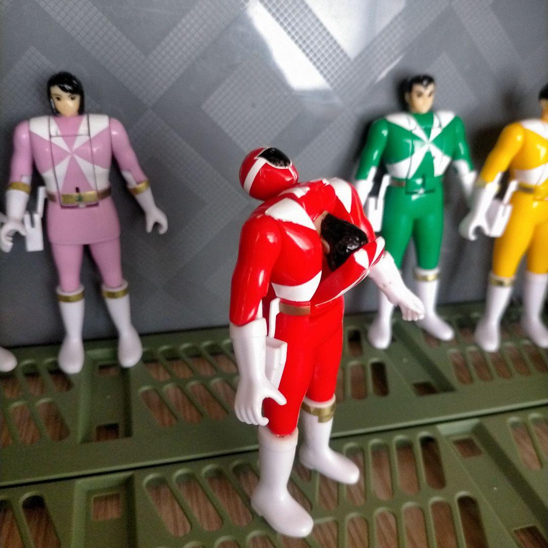 戦隊ヒーロー 変身アクションフィギュアセット(当時物)