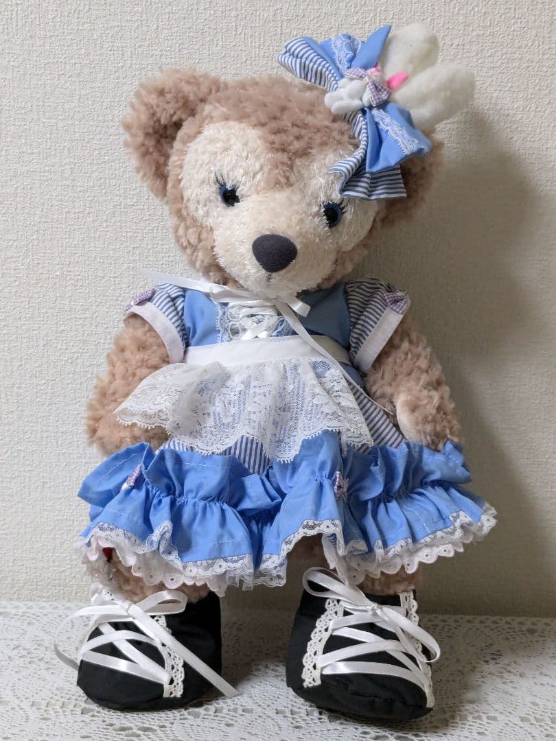 ディズニーリゾート　シェリーメイ　青いドレス♡うさぎ付コスチューム　ぬいぐるみ