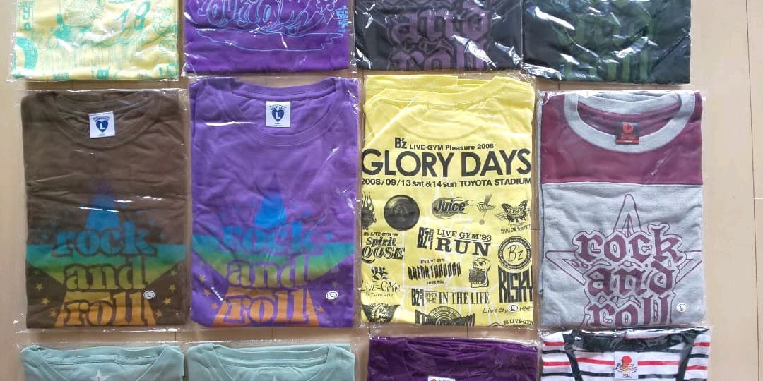 新品 B'z Ｔシャツ３１枚（２５枚がLサイズ・６枚がXLサイズ・同商品有り）