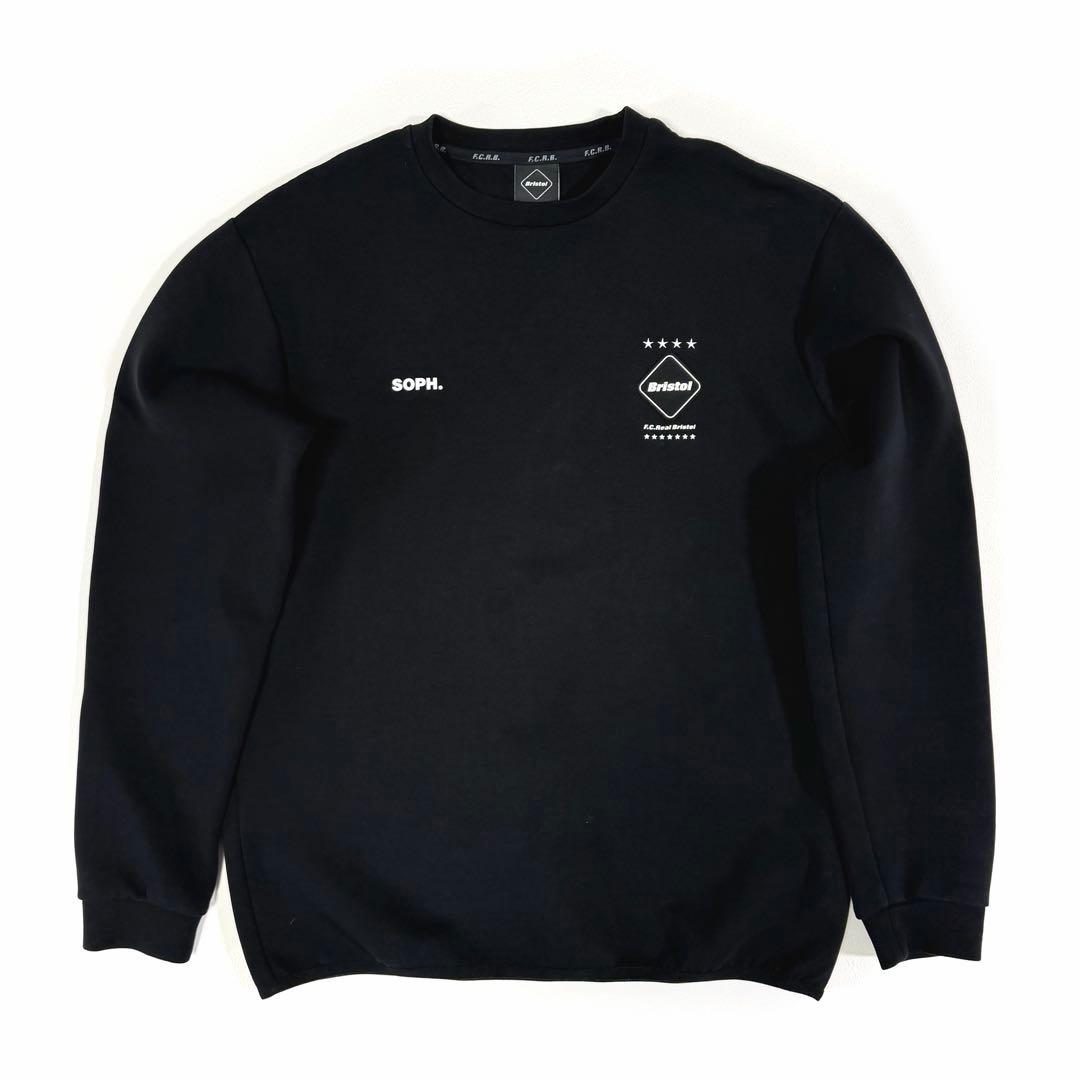 FCRB 22SS TECH SWEAT CREWNECK TOP ブラック L