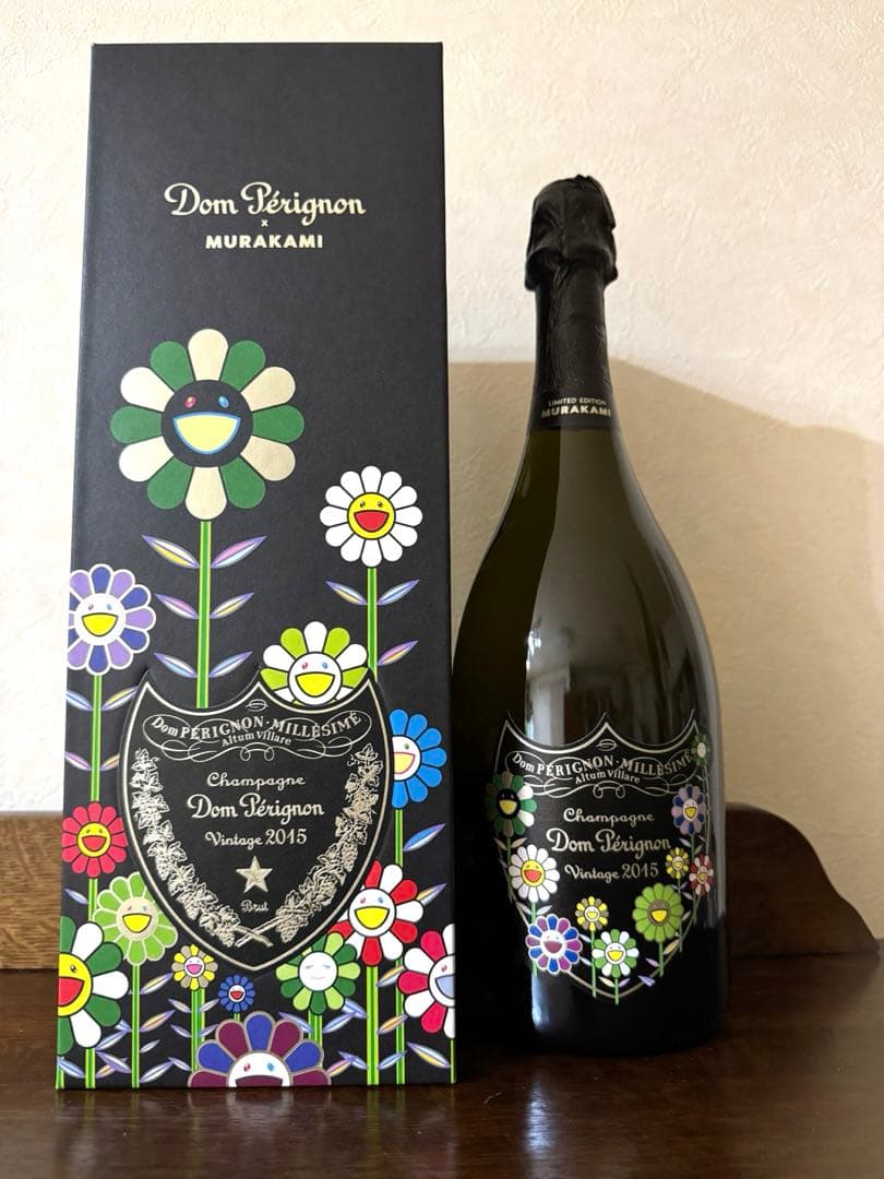 ドン・ペリニヨン・ヴィンテージ 2015 村上隆限定750ml 箱・紙袋付き