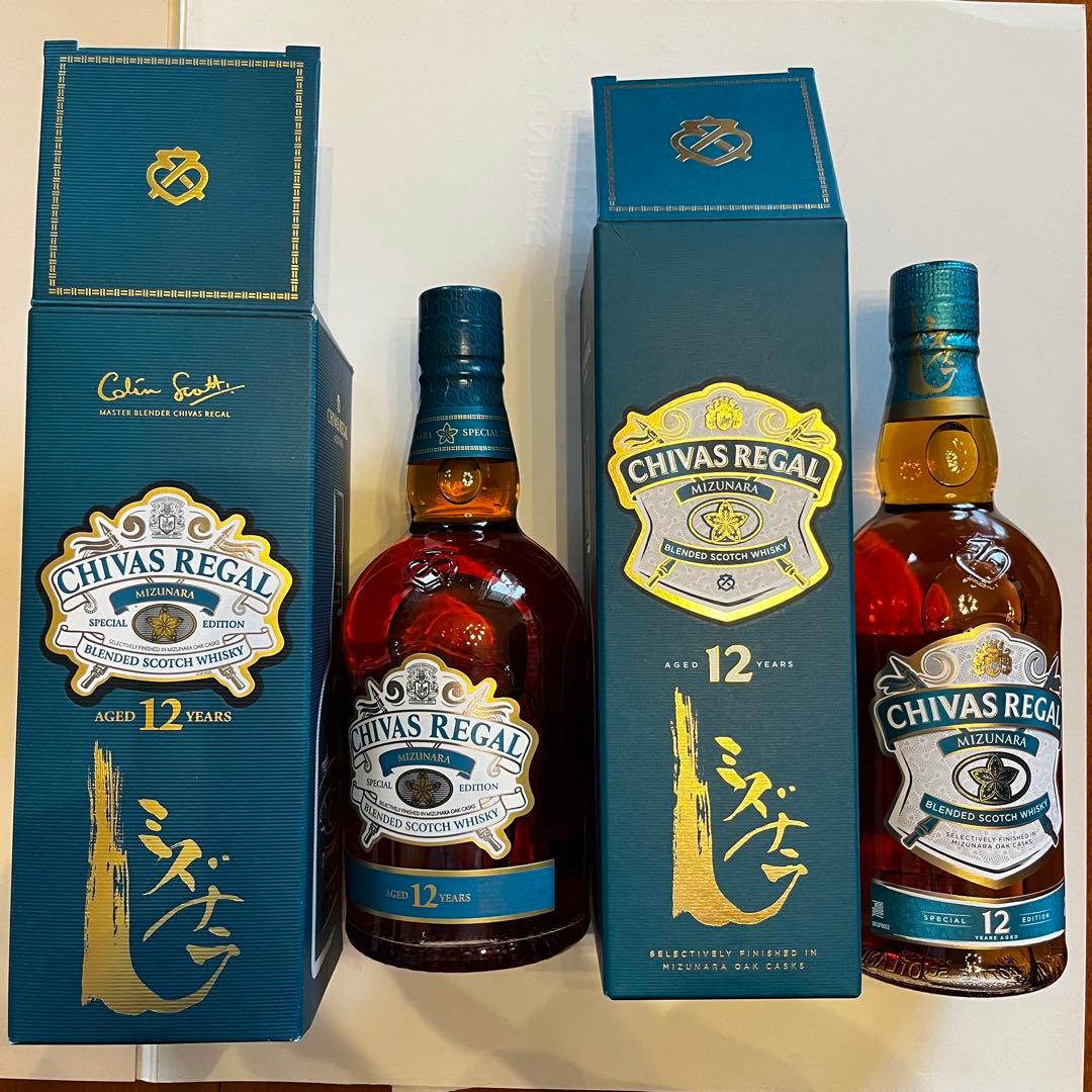 CHIVAS REGAL ミズナラ　12年 ウイスキー 700ml 2本セット