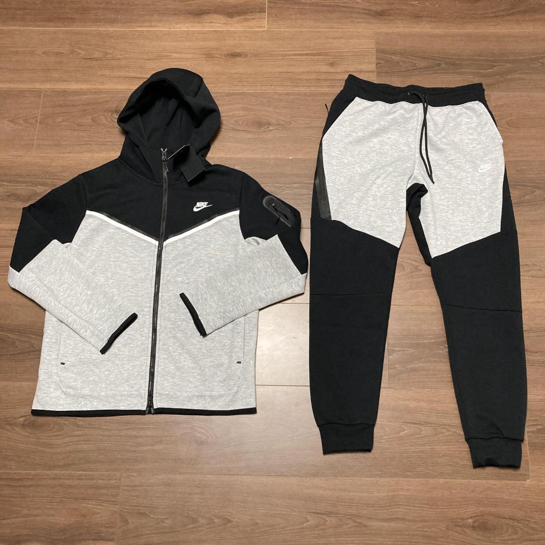 【本日発送】Nike ジャージ上下セット グレー/ブラック**L**