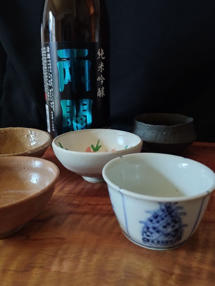 小泉淳作　染付ぐい呑