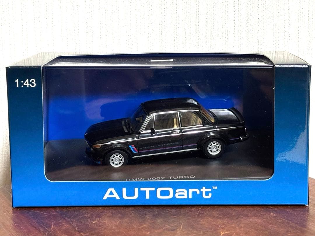 2002 Turbo ミニカー ブラック 1/43