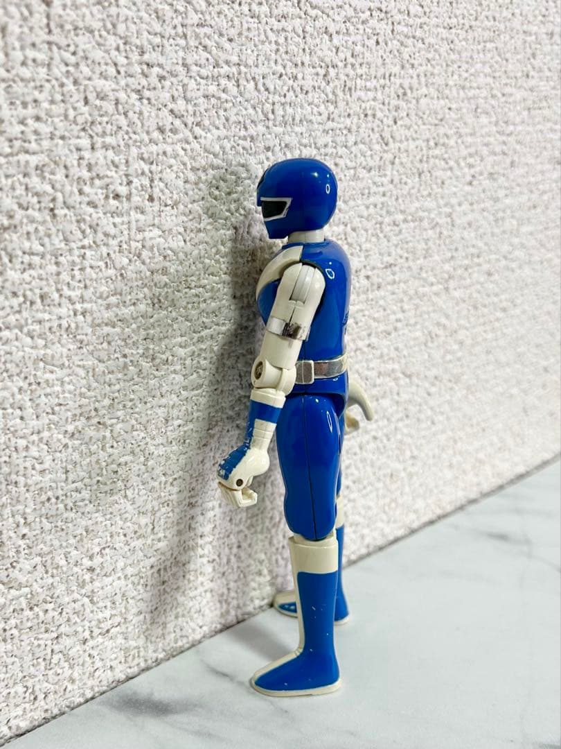 希少⭐️戦隊シリーズ　光戦隊マスクマン　ブルー　マスクマン　超合金　バンダイ製品