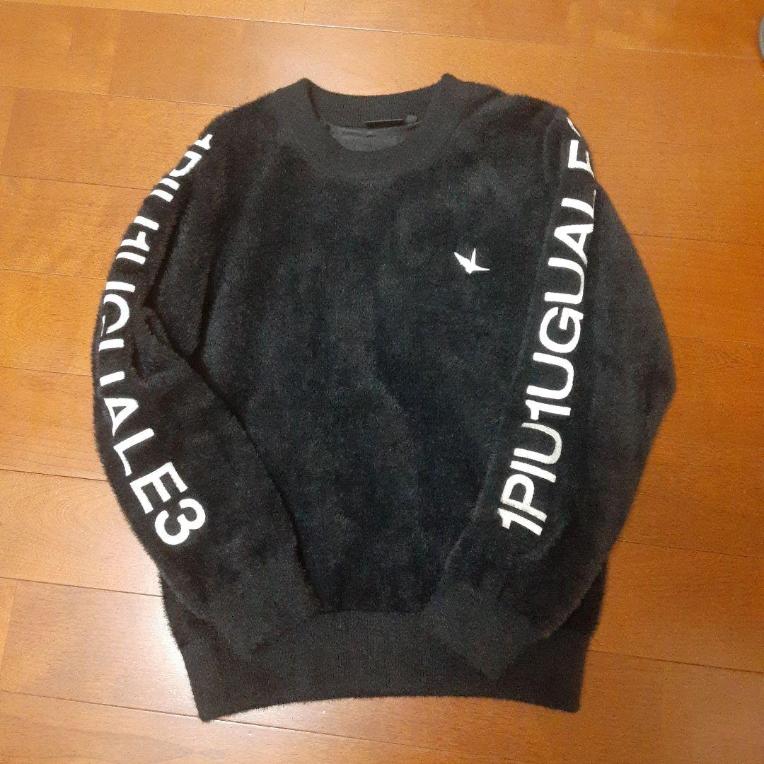 1PIUGUALE3 　スニード　プルオーバー レディース ゴルフ　黒M