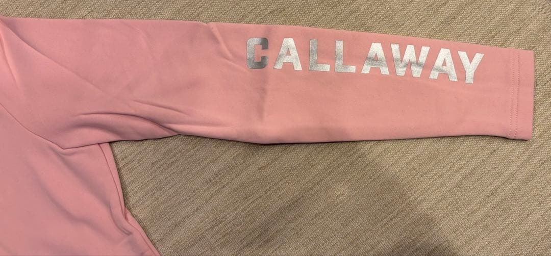 【新品未使用】CALLAWAY キャラウェイ　ゴルフウェア　長袖シャツ ピンク