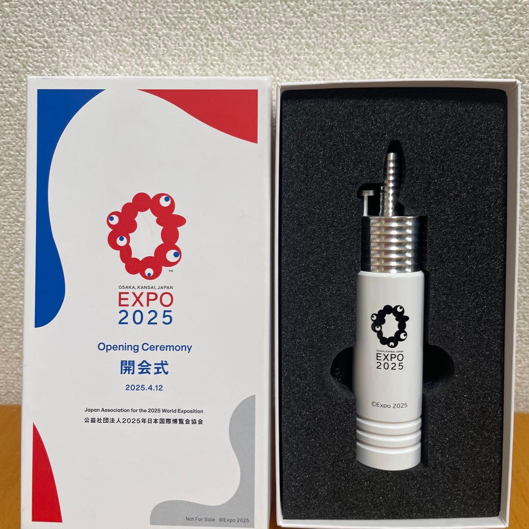 【非売品】大阪万博 EXPO2025　開会式記念品　ボールペン&スタンド
