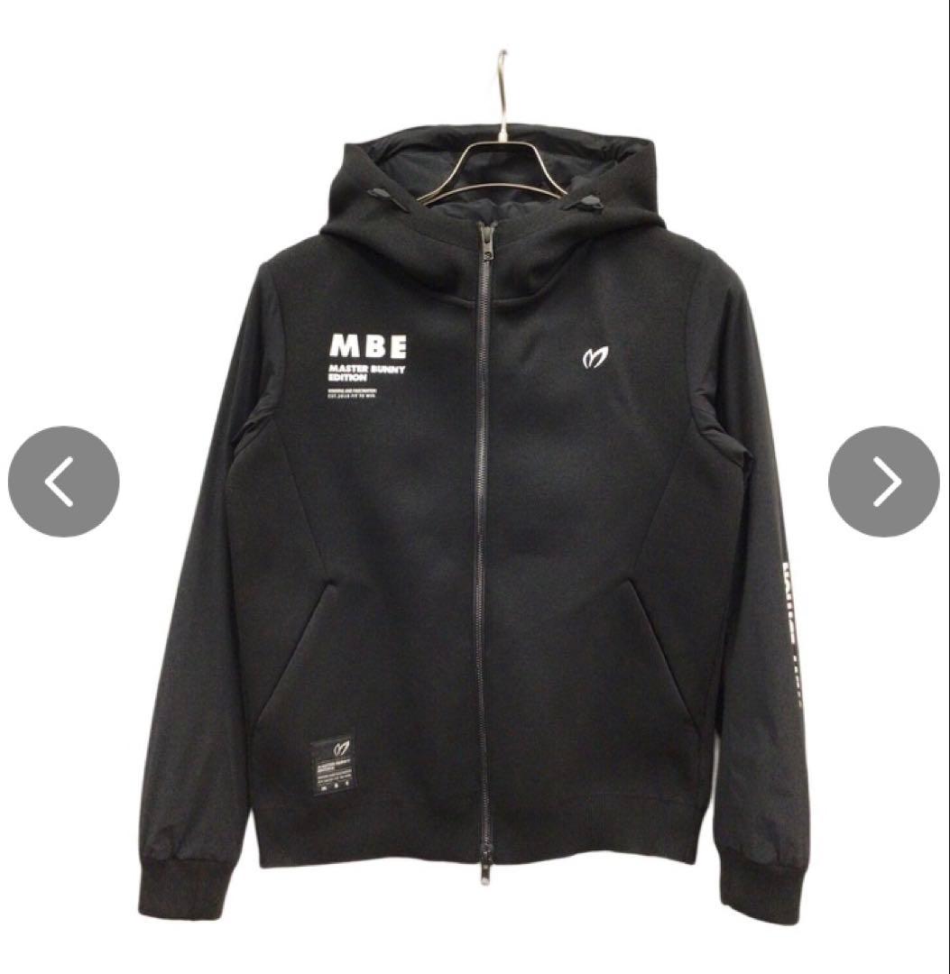 ⭐️美品⭐️マスターバニー　中綿切替　ジップアップ　パーカー　モックネック　黒