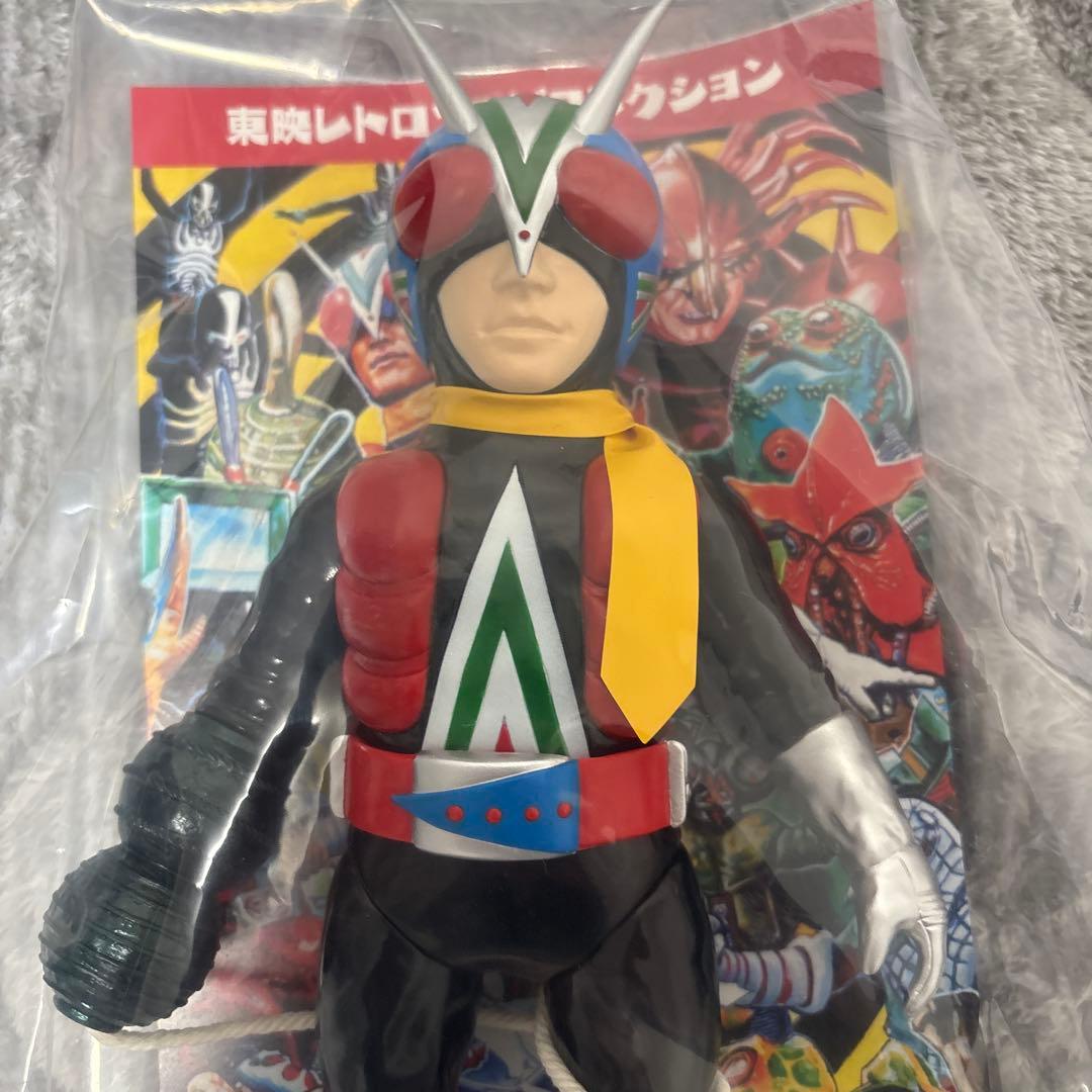 メディコムトイ　東映レトロソフビコレクション　仮面ライダーV3 ライダーマン