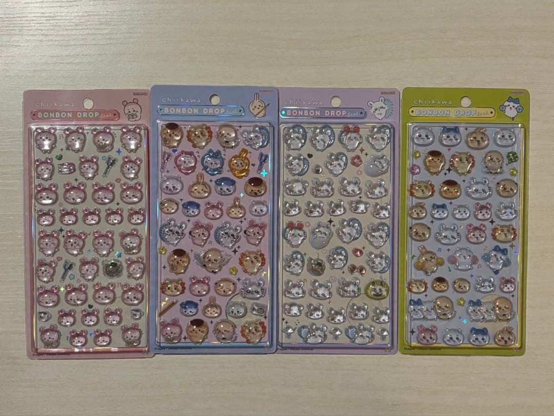 ちいかわボンボンドロップシール 第2弾 4点セット