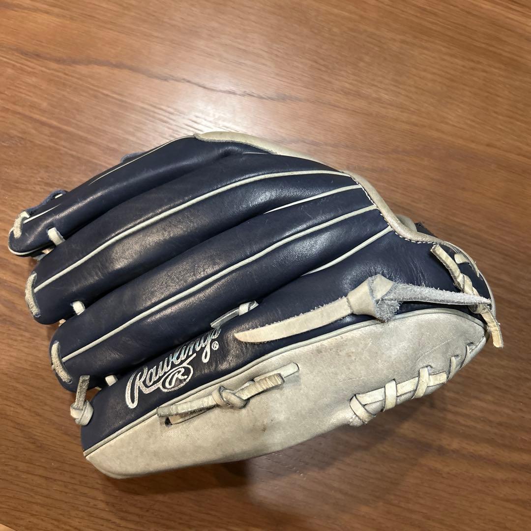 Rawlings 軟式　グローブ ネイビー/ベージュ