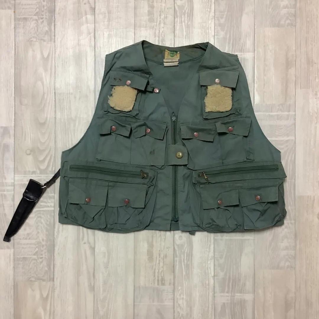 【VTG】イデアル社製フィッシングベスト!! 涙タロン・ロケットタロン!!　L