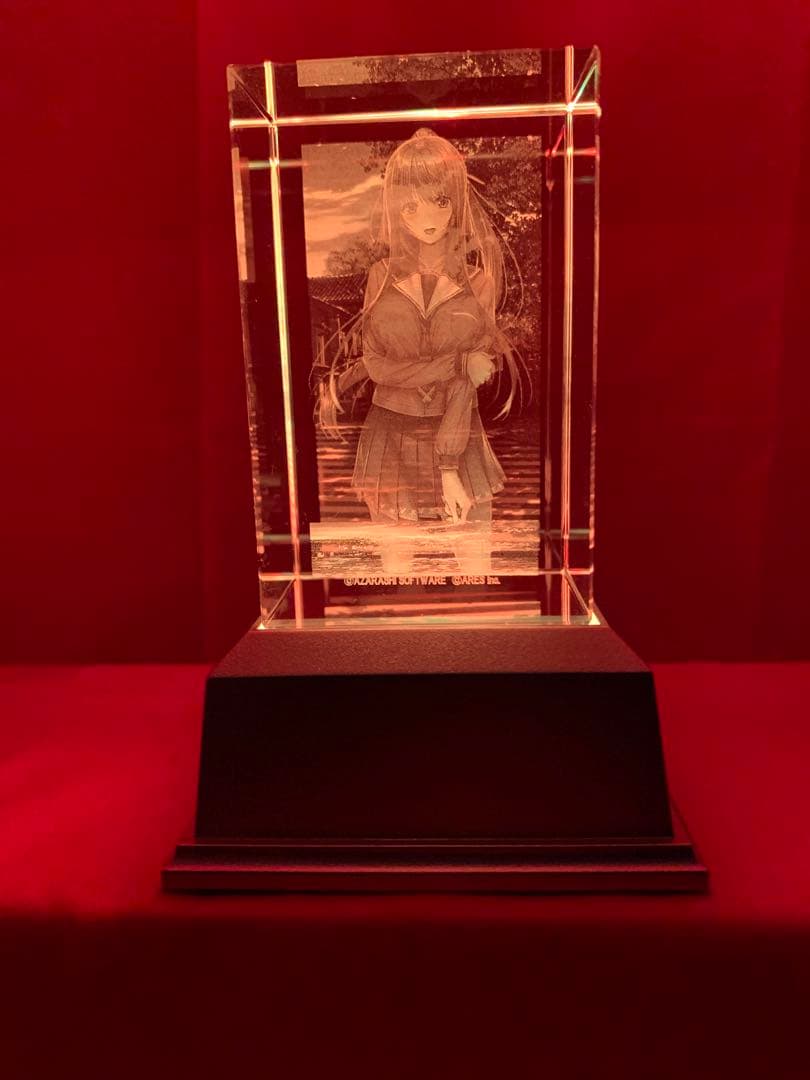 1点のみ　ピロ水　アマカノ2 3Dクリスタル　黒姫結灯