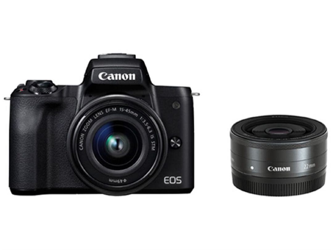 【極上美品】Canon EOS Kiss M レンズ×3個セット