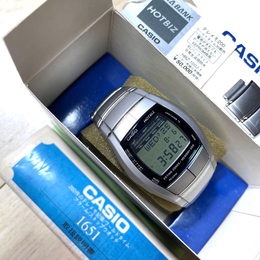 CASIO DATA BANK HOTBIZ テレメモ200 腕時計
