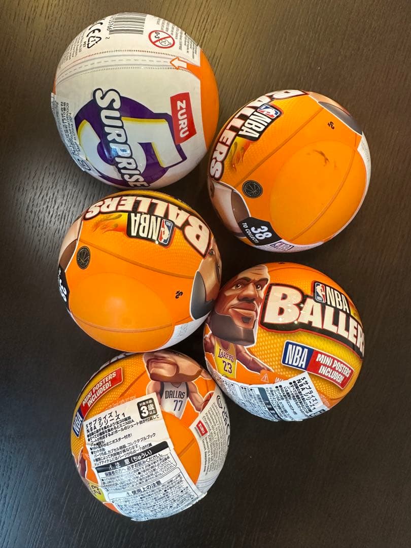 NBA BALLERS サプライズボール 5個セット