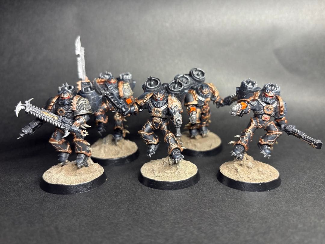 ウォーハンマー40K ラプター 5体セット 塗装済み・完成品 即プレイ可