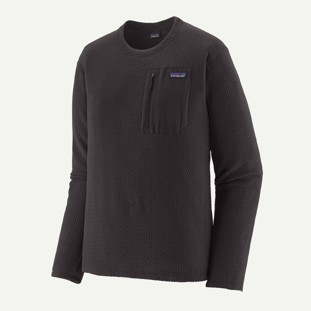 ［新品未使用］Patagonia ブラック　R1エアクルー　長袖トップス