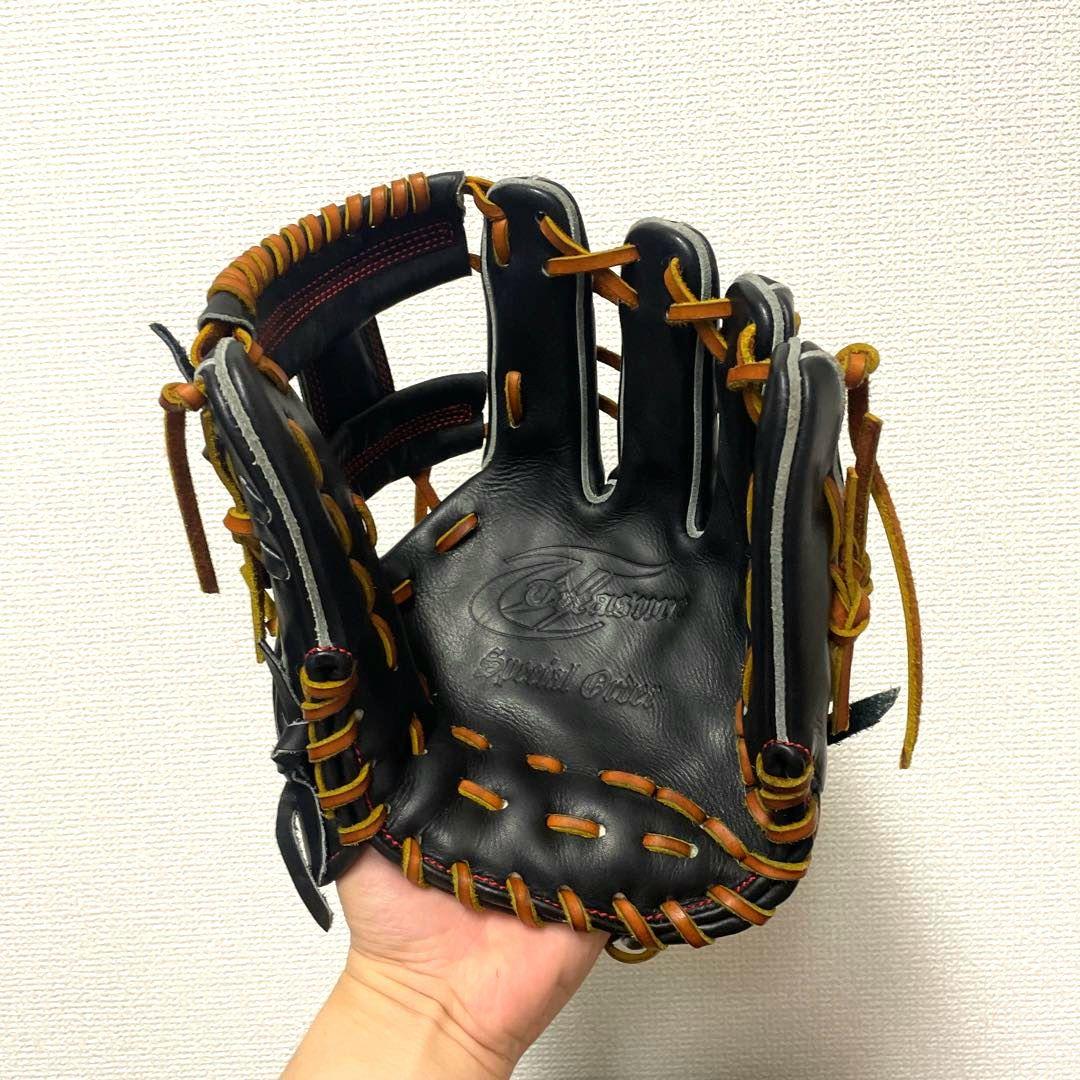 323 トレジャー 未使用 型抜群 即戦力 硬式 内野手用グローブ