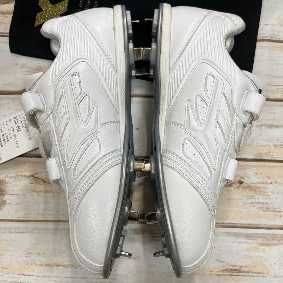 ザナックス Xanax ベルト式樹脂底スパイク　白　27.0㎝　新品