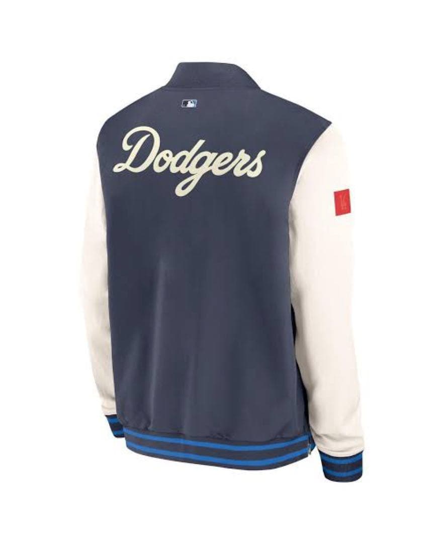 Nike MLB LAドジャース　シティコネクト　ブルゾン　スタジャン　Mサイズ