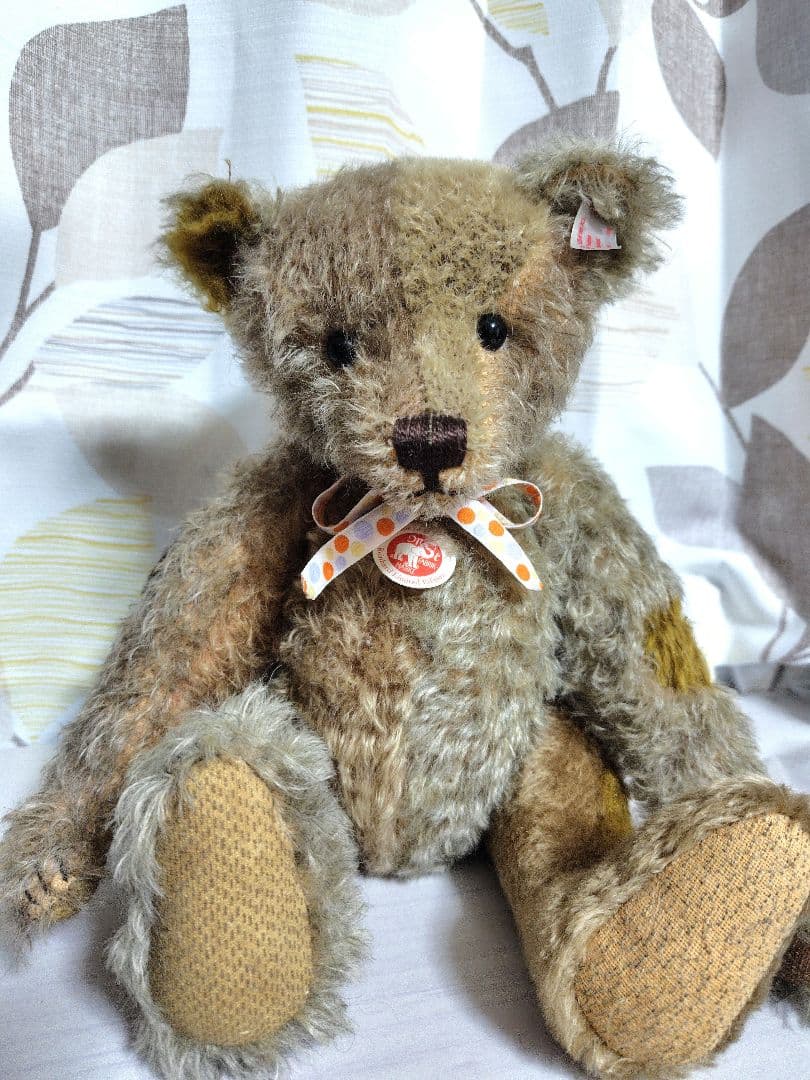 限定　Steiff シュタイフ　パッチワーク　テディベア　レア