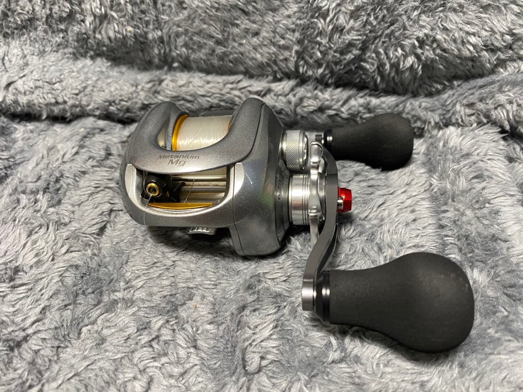 シマノ メタニウムmg アベイル製オフセットハンドル