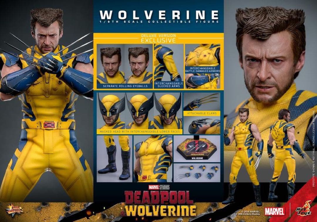 ホットトイズ HOTTOYS ウルヴァリン ボーナスアクセサリー付き　即購入可能
