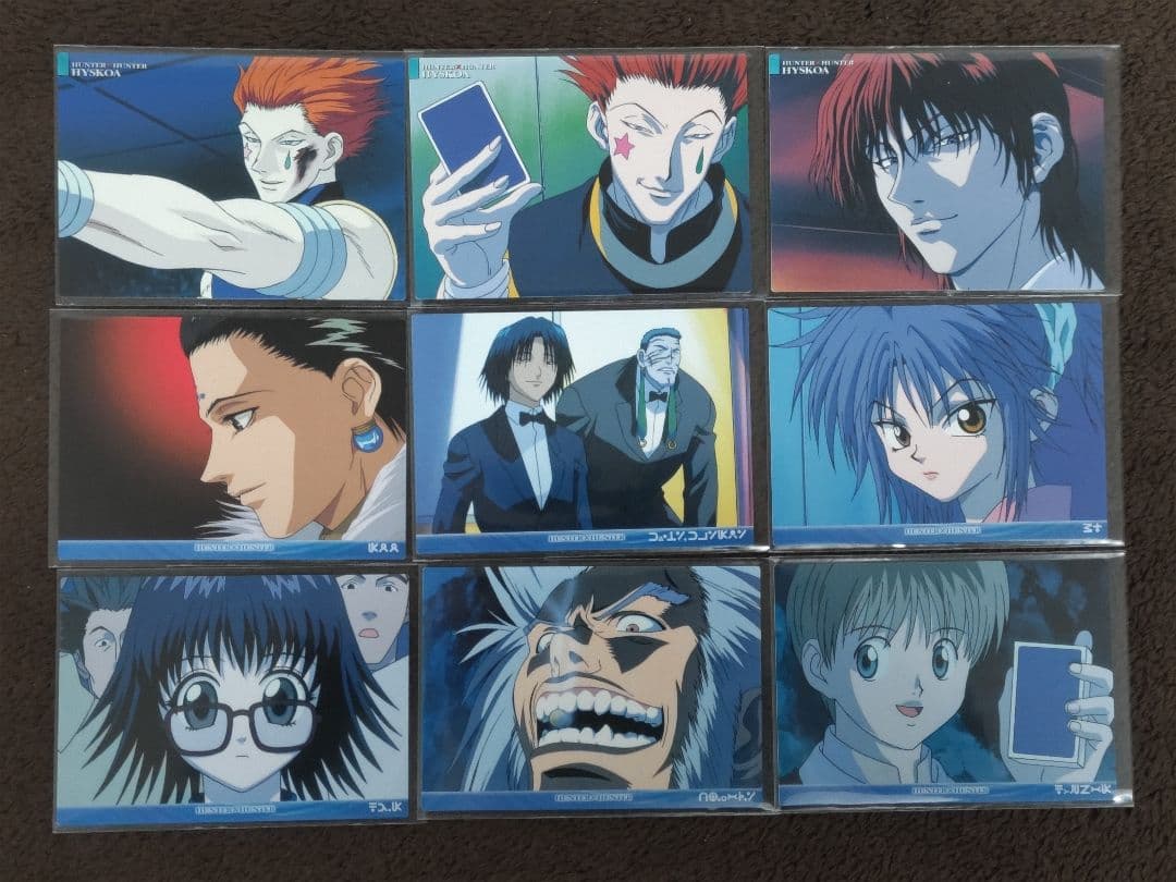 HUNTER×HUNTER カードダスマスターズ 初版 ９枚セット 28〜36